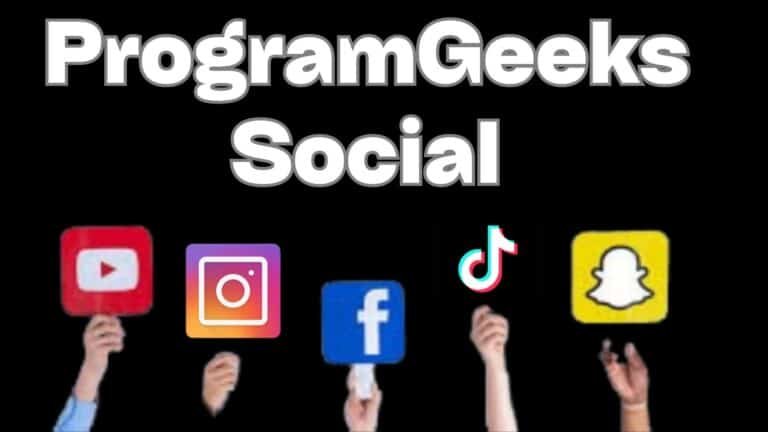 ProgramGeeks Social